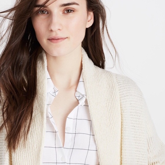 Madewell Shawl Cardigan Collar Sweater - Picture 2 of 8